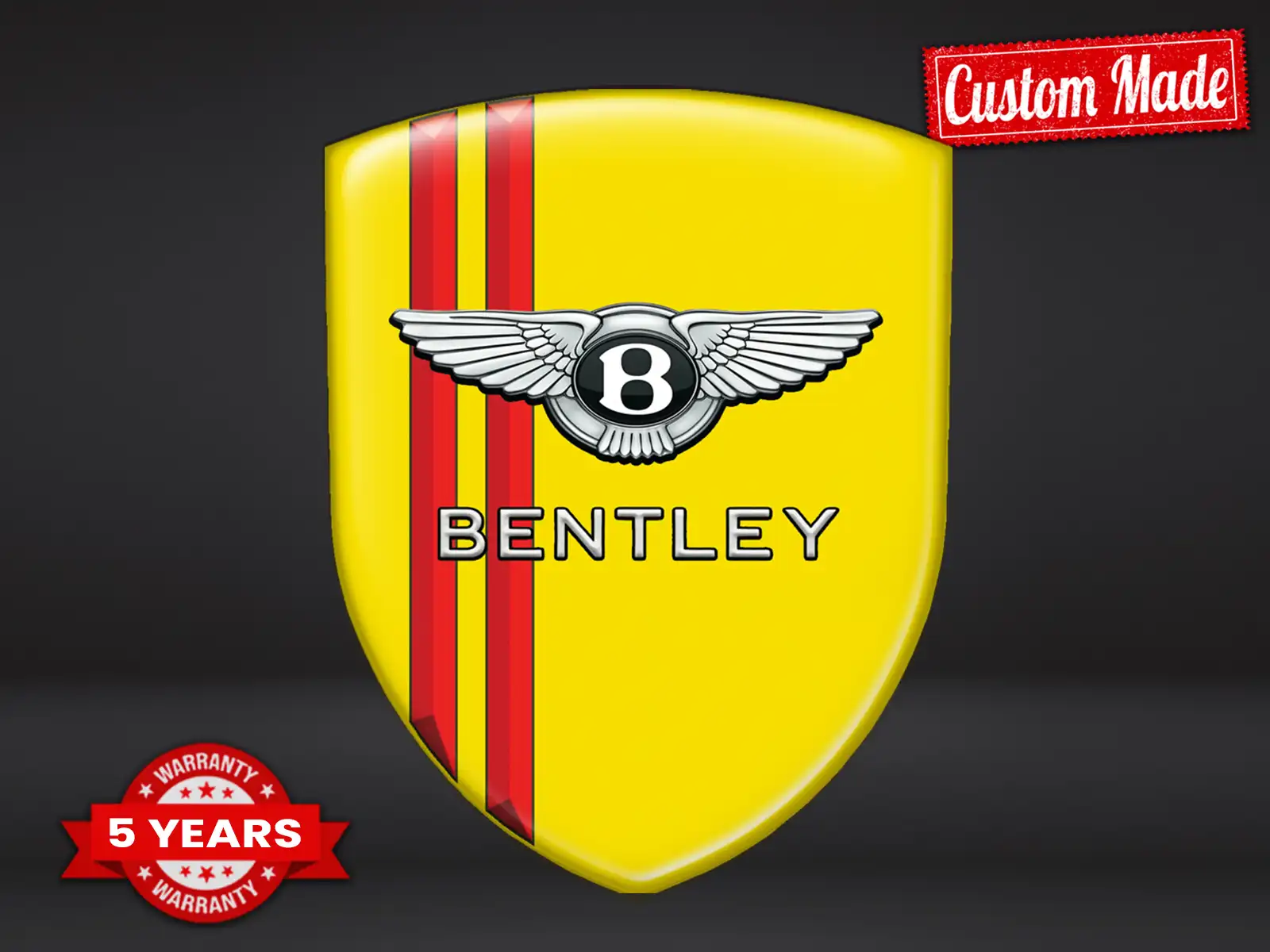 Bentley Pegatina Puerta Automática Alta Calidad Profesional Pro